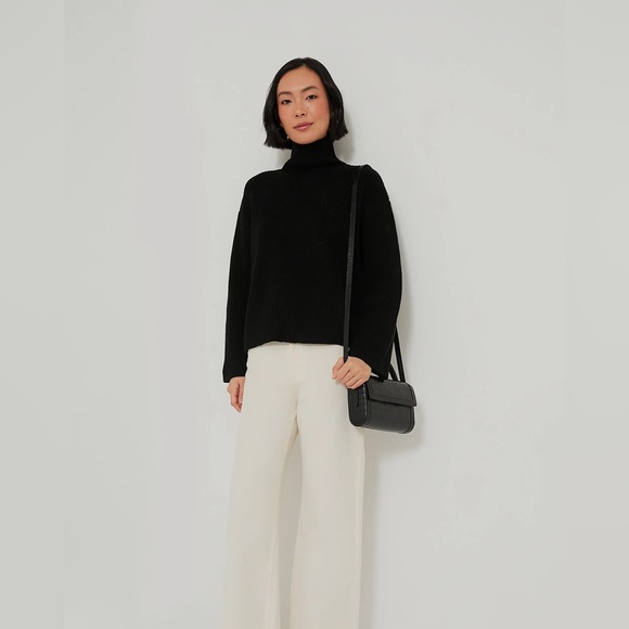 Pomander Place Black Knit Helen Turtleneck Sweater purchased from Tuckernuck - Picture 2 of 6